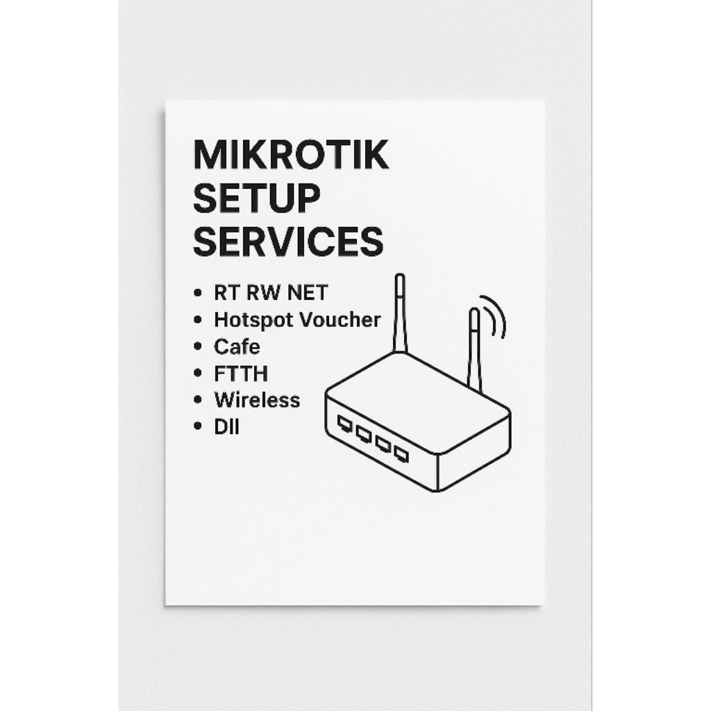 Jasa Setting Mikrotik