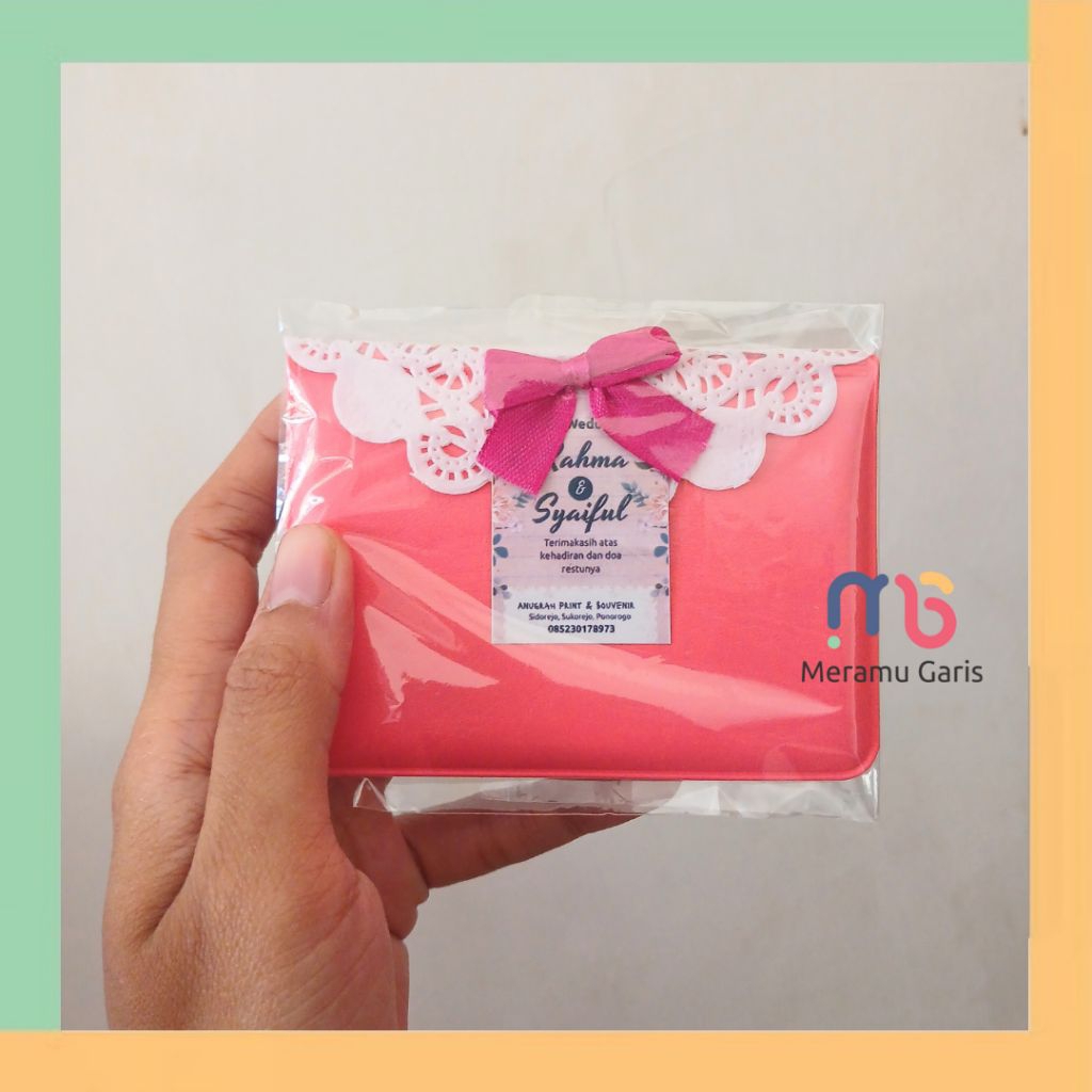 Souvenir Nikah Dompet Kartu | Souvenir Dompet | Souvenir Wadah Kartu