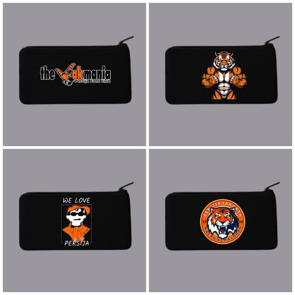 

Tempat pensil club persija jakarta/Tepak kanvas premium/Tempat alat tulis/Tempat kosmetik/Tempah hp/Tempat dokumen kartu/Pouch