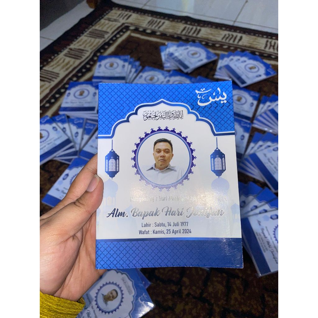 BUKU YASIN CUSTOM ISI 144 HALAMAN