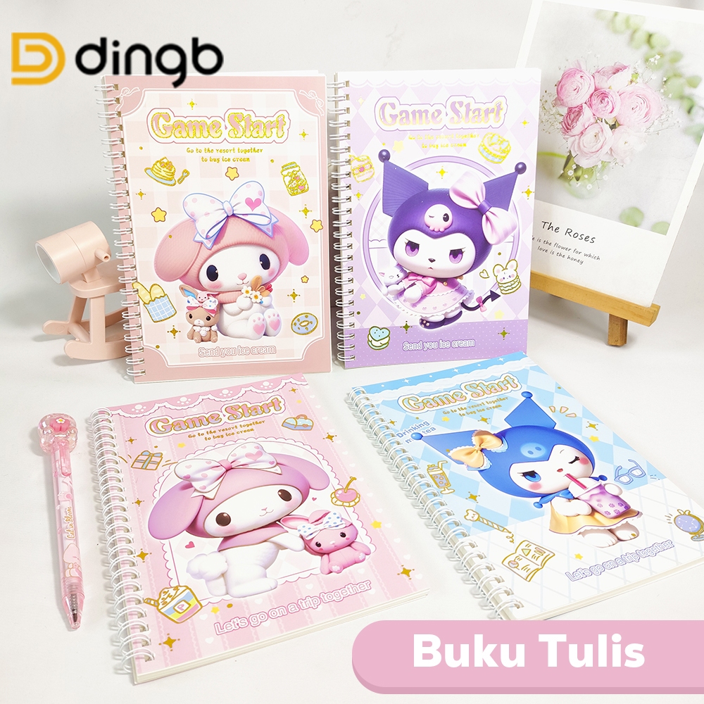 

DINGB 1 PCS NOTEBOOK A5 (40 LEMBAR) BUKU TULIS KARAKTER LUCU BUKU CATATAN DIARY MURAH DP-2121