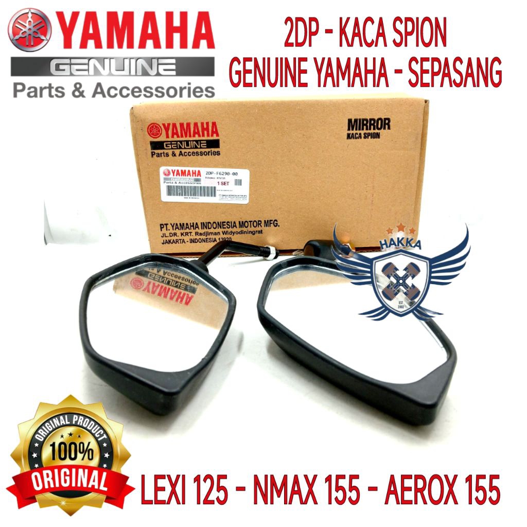 2DP/NMAX ORIGINAL KACA SPION YAMAHA LEXI 125, ORIGINAL KACA SPION YAMAHA NMAX 155 OLD, ORIGINAL KACA