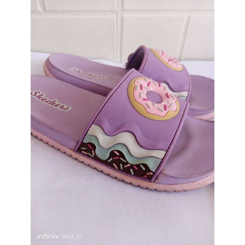 [Preloved] sandal sendal skechers donat anak ori original bekas second donat