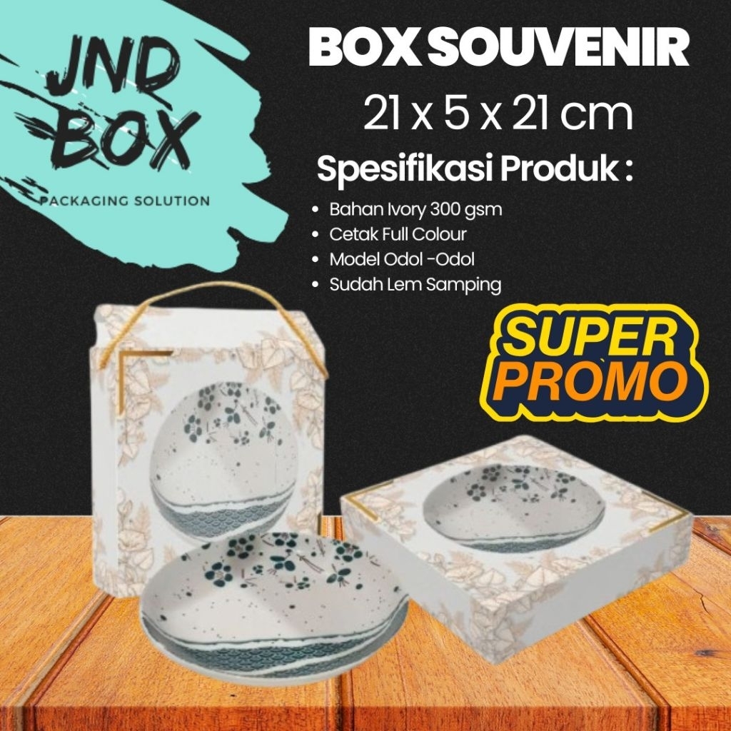 

PROMO! Box Souvenir Model Odol Odol Untuk Piring 21 x 5 x 21 cm (Min Order 2 Pcs)