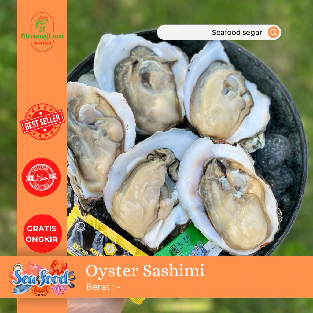 

LIVE OYSTER / TIRAM HIDUP FRESH / SIZE SMALL