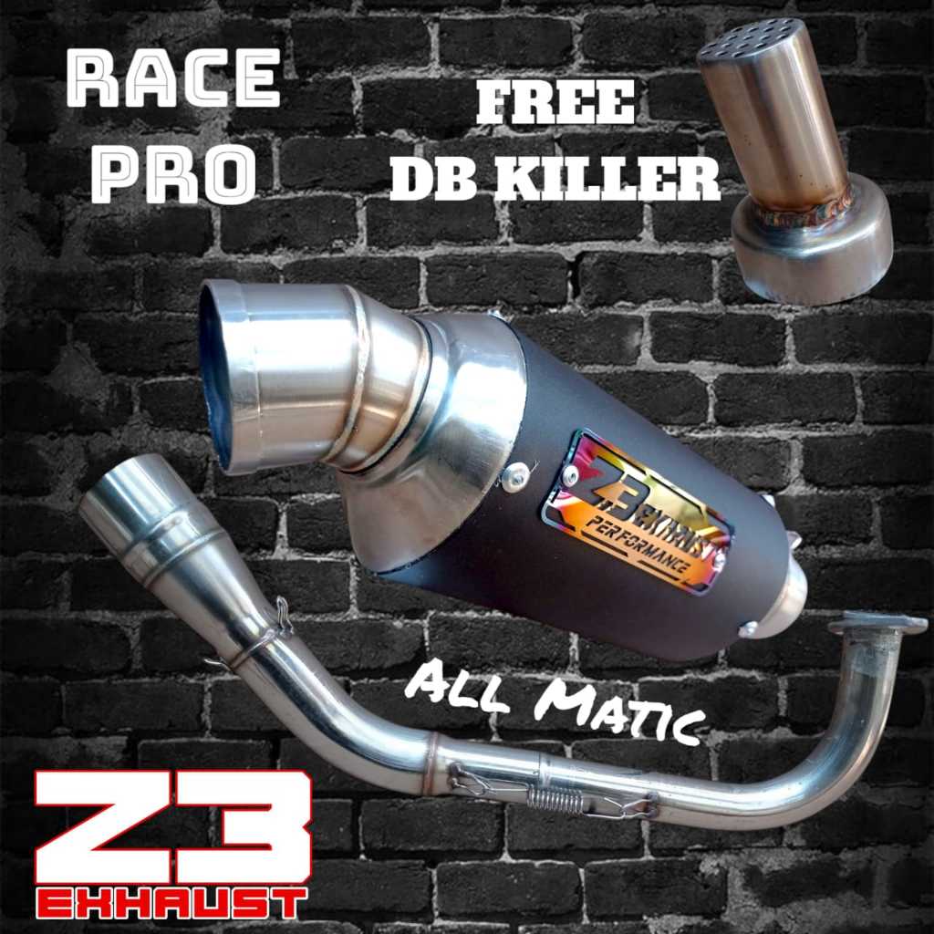 Z3 Exhaust Knalpot Race Pro Free DB Killer All Matic