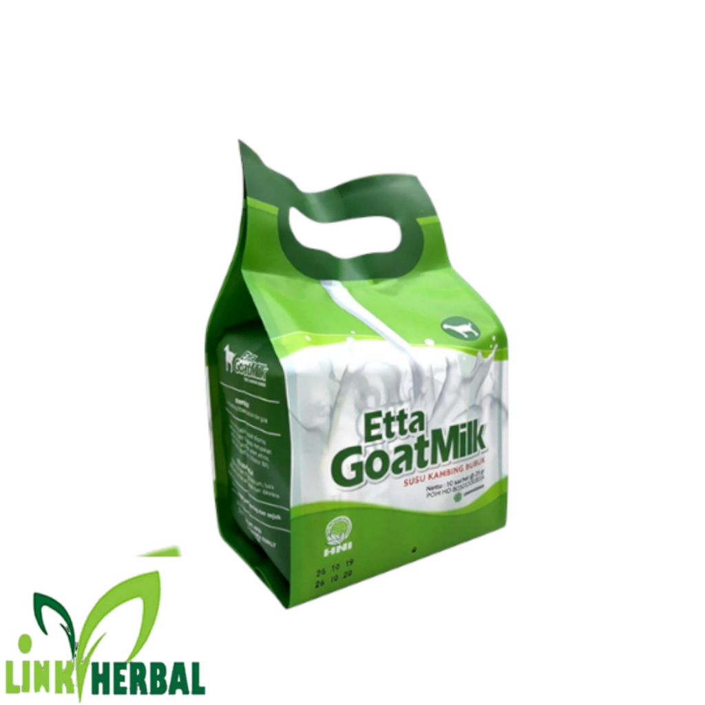 

Etta Goat Milk Original 250 Gram - 10 Sachet Per Pouch / EGM Susu kambing Etawa Etta Goat Milk