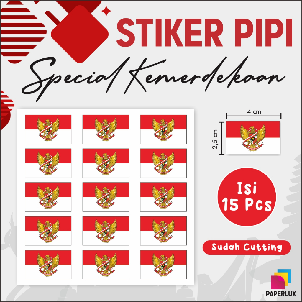 

STIKER PIPI MERAH PUTIH READY MURAH - TEMPELAN PIPI MERAH PUTIH AGUSTUSAN [MERAH PUTIH GARUDA]