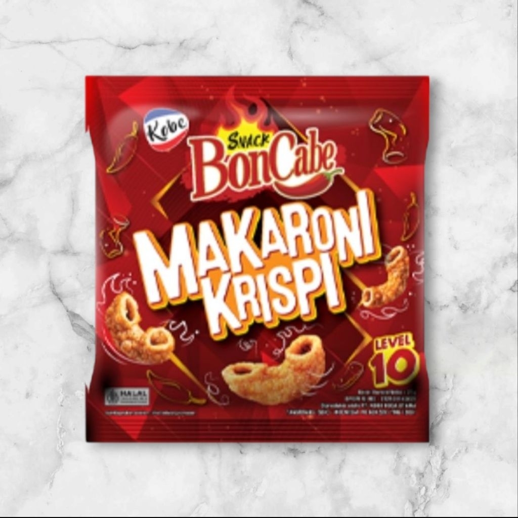 

MAKARONI crispy BON CABE mini level10 27g (serenceng isi 10pcs)