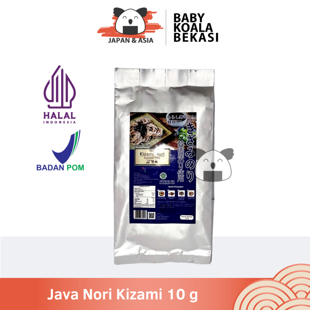 

KIZAMI NORI 10 g Halal | Kizaminori Shredded Nori | Nori Potongan -BKB