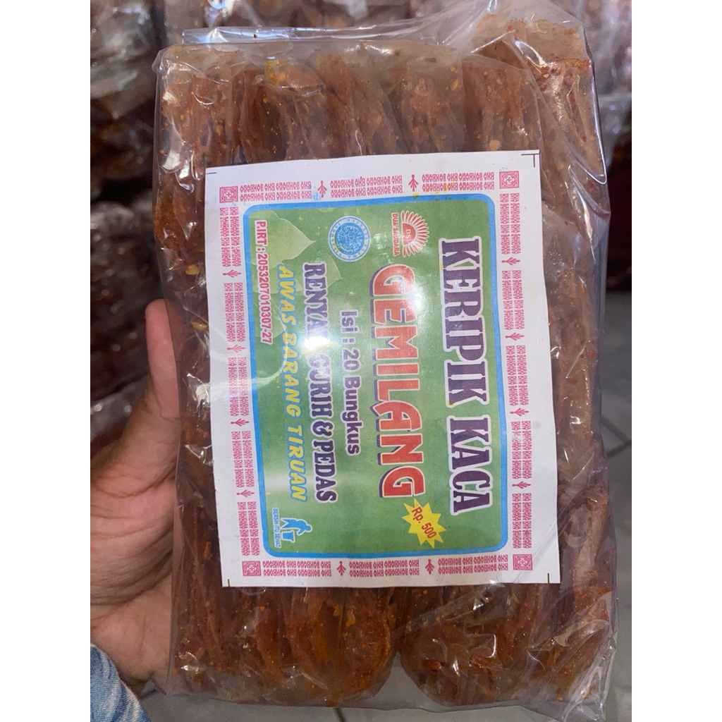 

KRIPCA PEDAS isi 20 pcs ANEKA CEMILAN “GEMILANG SNACK”