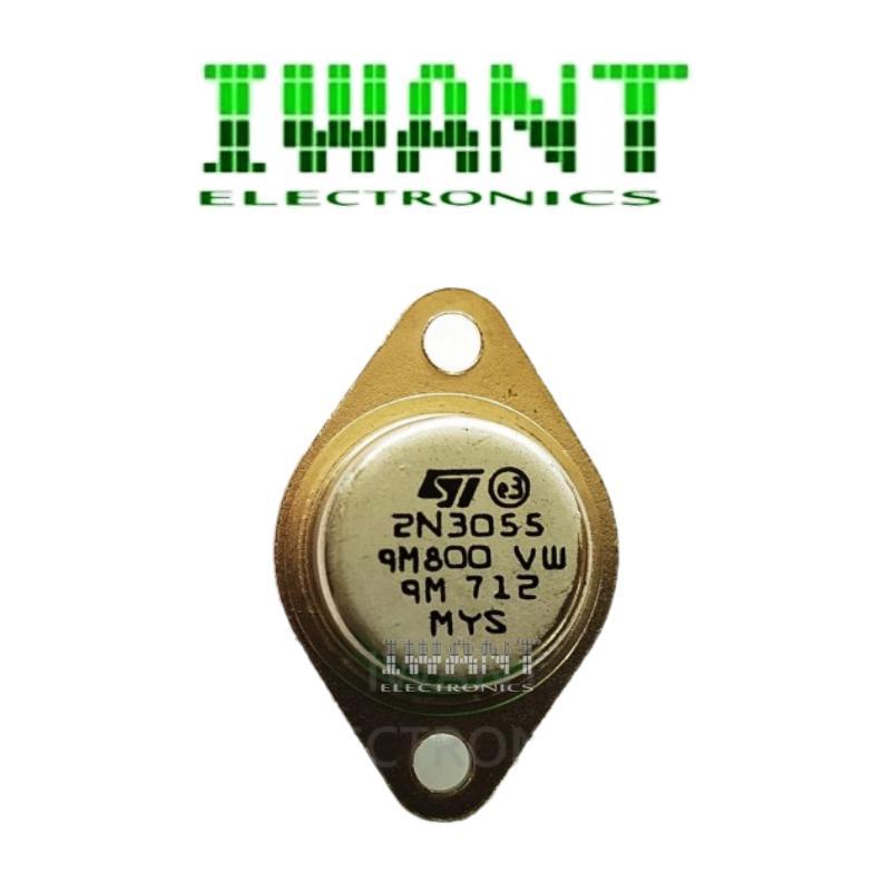 2N3055 ST 2N 3055 METAL ST TRANSISTOR POWER NPN 15A 2N3055 MJ3055 TRANSISTOR 2N3055 JENGKOL TO-3 ST
