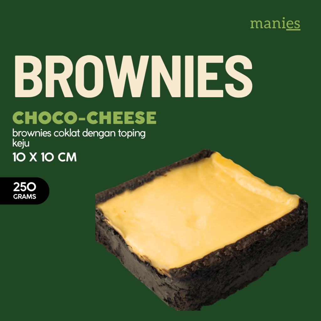 

CHOCOLATE CHEESE BROWNIES - maniesbyrika
