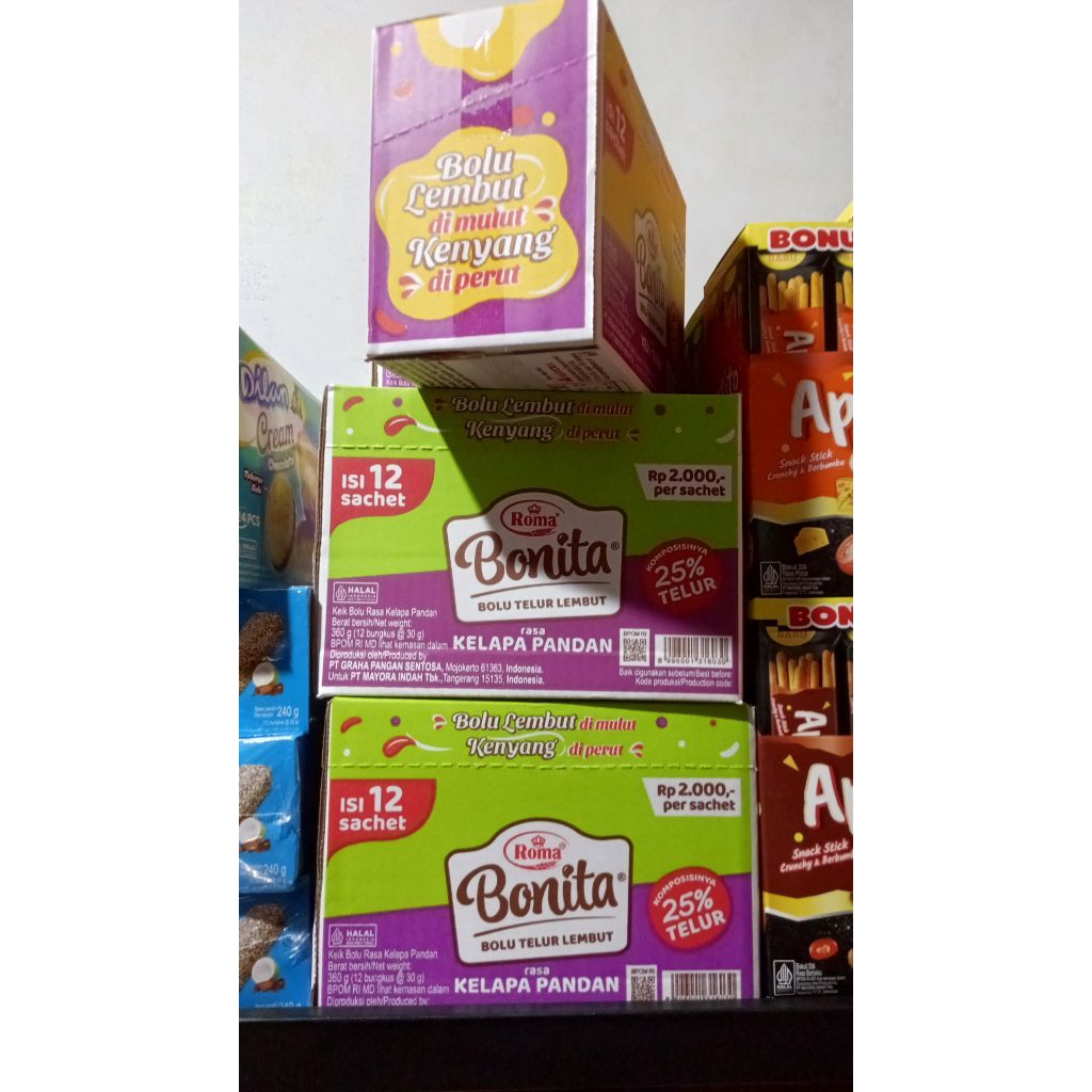 

Roma Bonita bolu telur lembut