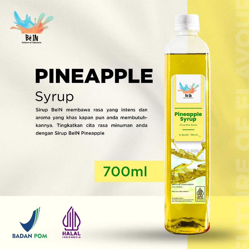 

BeIn Pineapple Syrup - Sirup Nanas 700 ml
