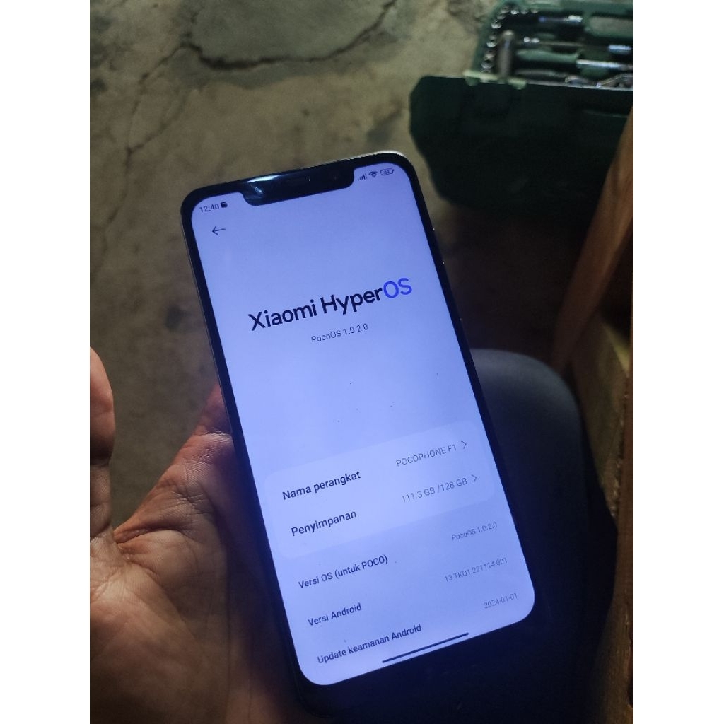 Pocophone F1 6/128 bekas normal