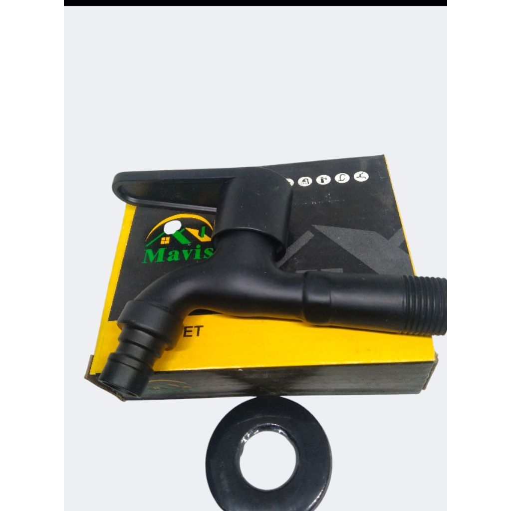 Kran Stenliss Hitam /Kran Taman 1/2"inch MAVIS