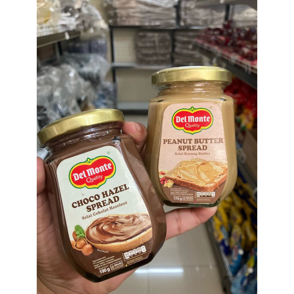

DEL MONTE Choco Hazel Spread 190g & Peanut Butter Spread 190g