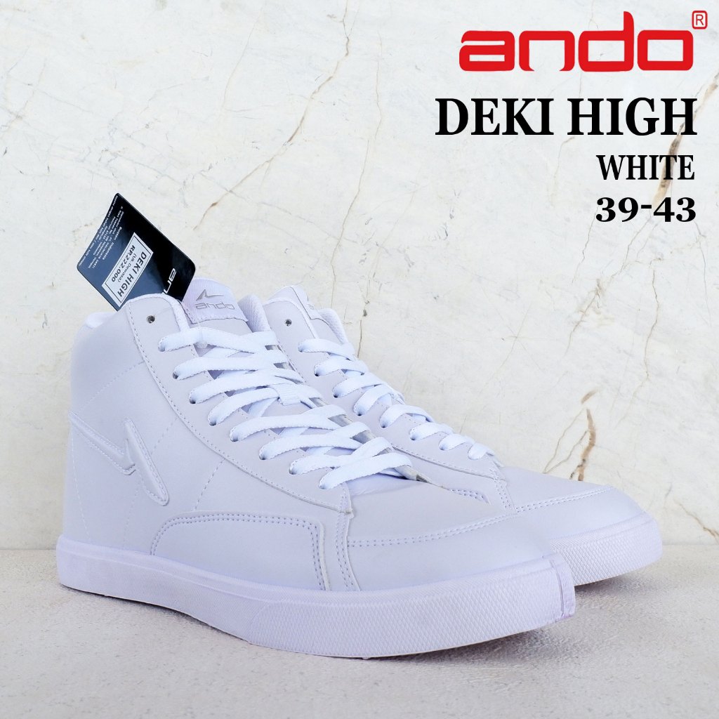 Sepatu Pria ANDO - DEKI HIGH & TRICKS HIGH & TRICKS ALPHA - size 39-43 - Sepatu Sneakers - Sepatu Ol