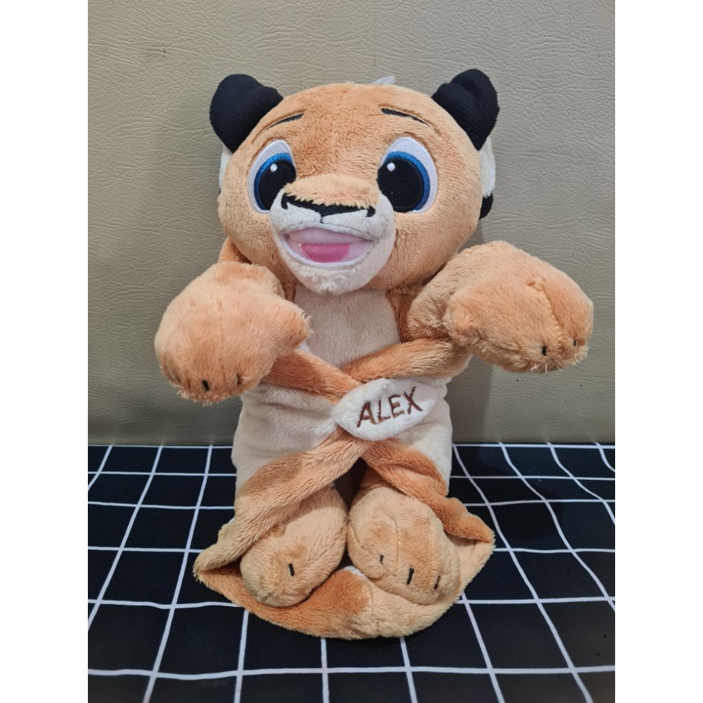 Boneka bedong alex - boneka singa - madagascar - ori preloved