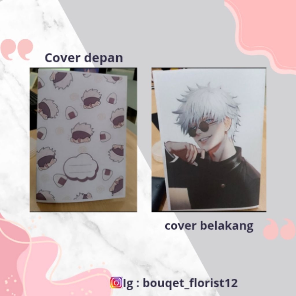 

buku sekolah cover anime