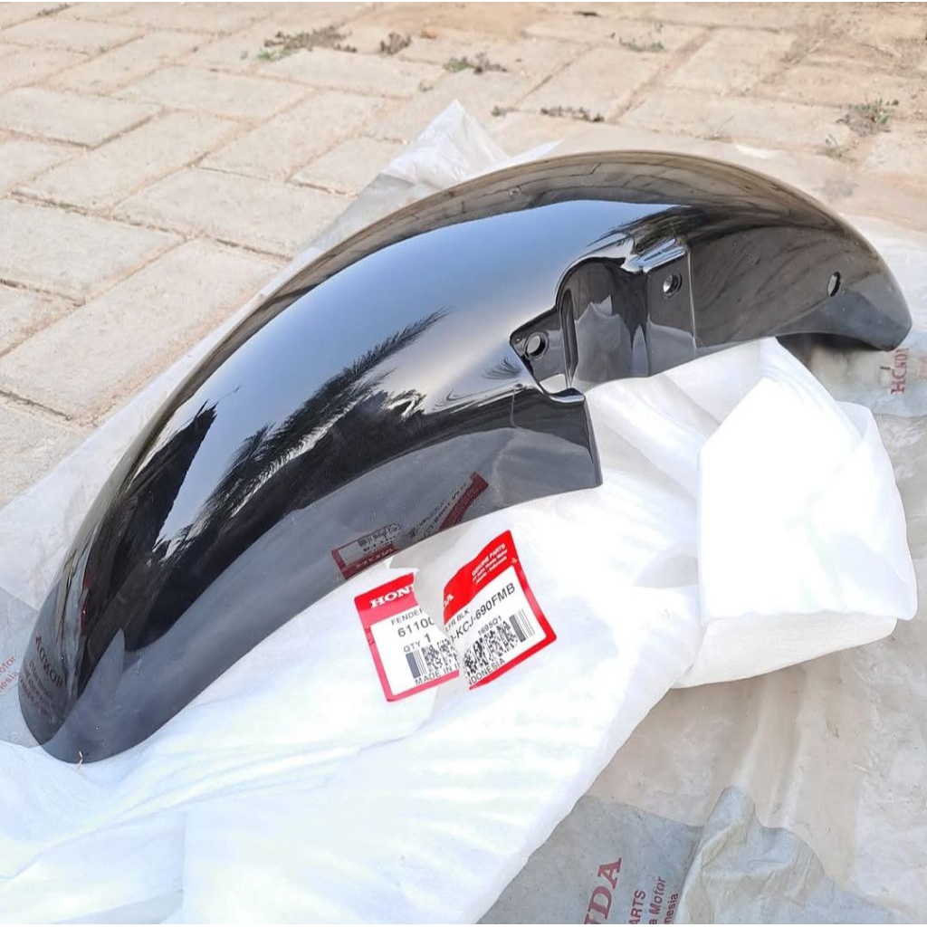 spakbor slebor depan honda tiger lawas tiger lama tiger 2000 warna hitam original baru AHM