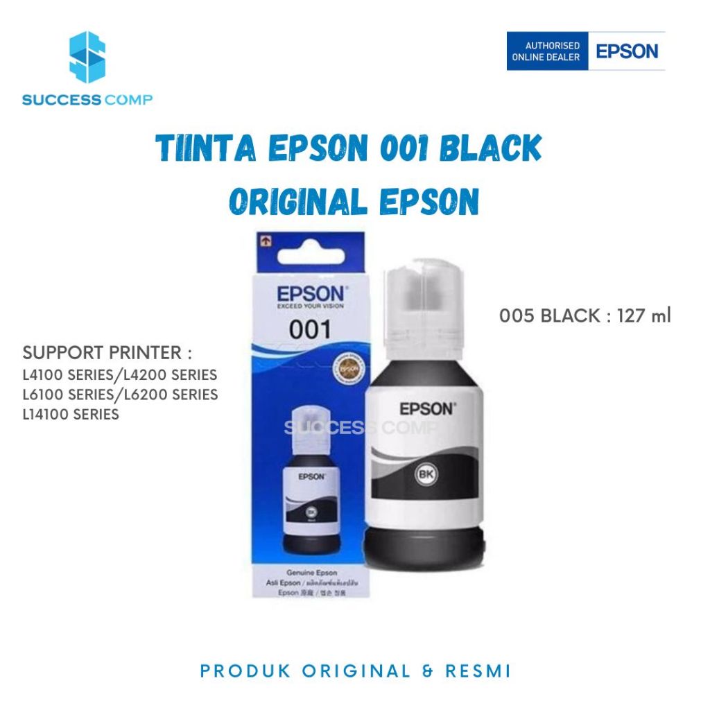 Tinta EPSON 001 Black Original