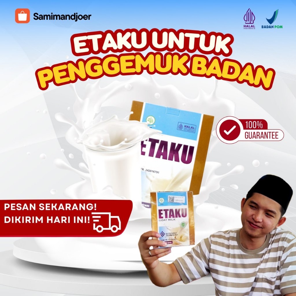 

ETAKU Original Asli Susu Kambing Etawa Untuk Penggemuk Badan Dan Penambah Nafsu Makan