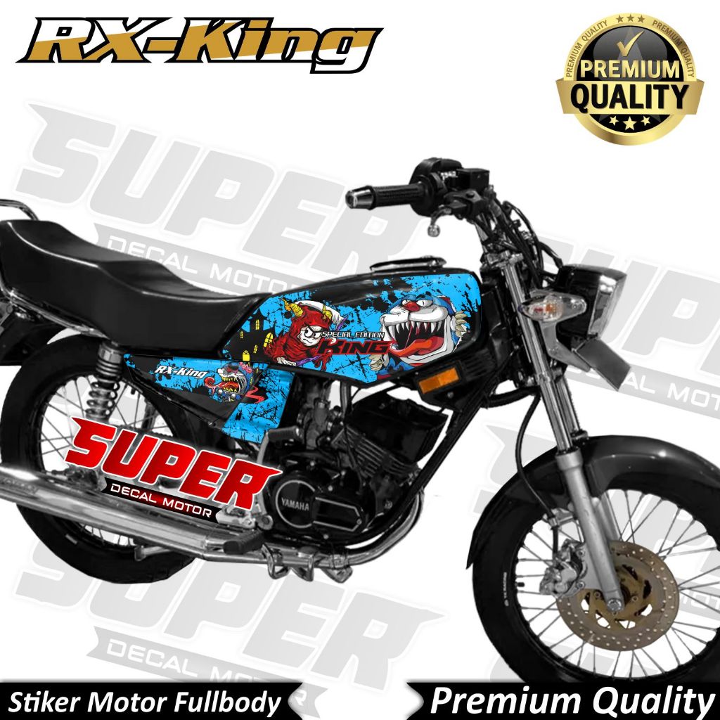 TERBARU Stiker Decal RX KING Full Body Variasi Kode Doraemon Zombie
