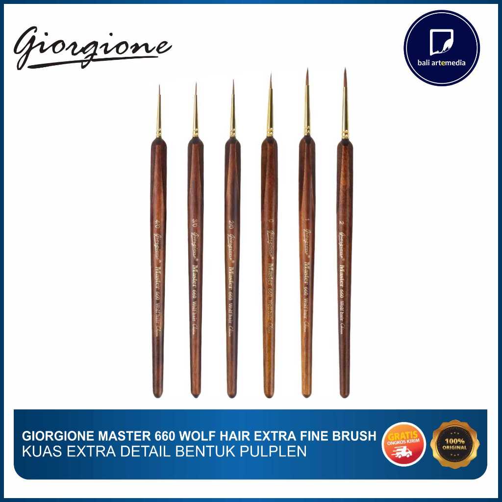 

Giorgione - Master 660 Wolf Hair Extra Fine Brush - Kuas Lukis - Bali Artemedia
