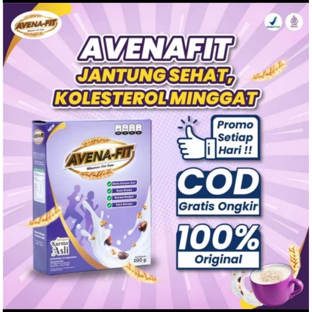 

Avenafit - Menu Sarapan Sereal Sehat Oat Susu 200 Gram