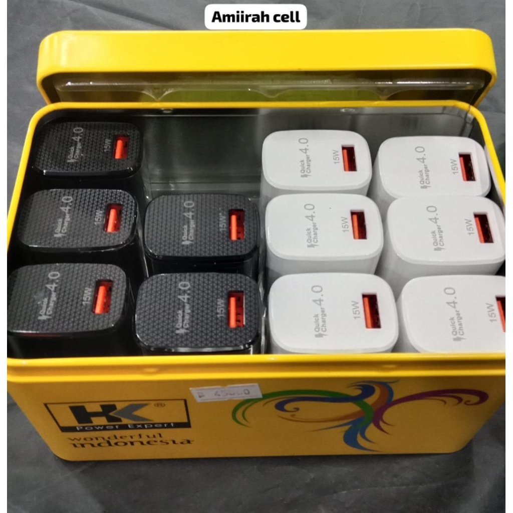 BATOK CHARGER HK TC-D11 USB ORIGINAK QUICK CHARGER 3.0 MANTUL.