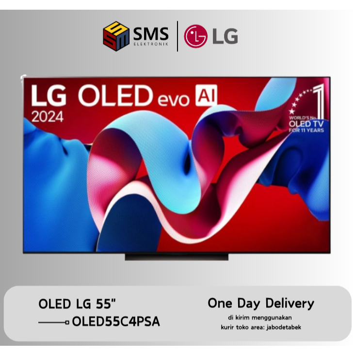 LG OLED55C4 OLED55C4PSA 4K UHD OLED evo C4 Smart TV 55 Inch // LG 55C4