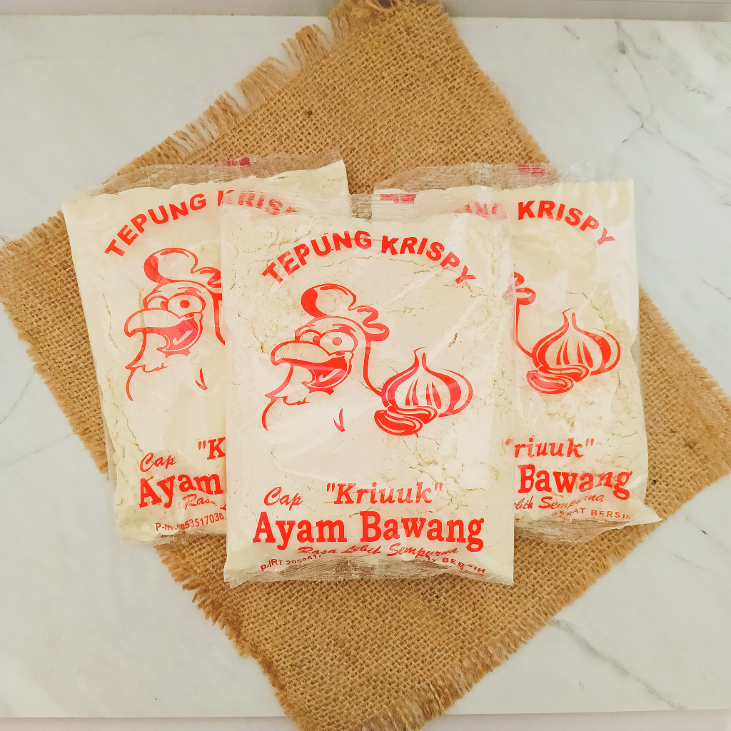 

Tepung Bumbu Serbaguna Crispy Tempe Ayam Kemasan 135 Gram/ PROMO TERBATAS BELI 10 GRATIS 1