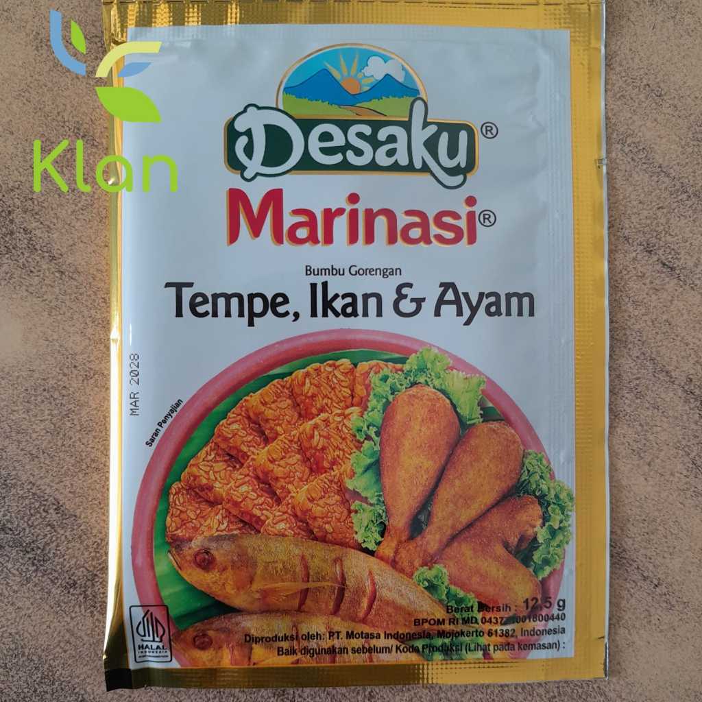 

DESAKU MARINASI SACHET 12GR/ DESAKU BUMBU PRAKTIS RENDAM IKAN GORENG/ BUMBU AYAM GORENG