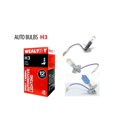 Lampu Mobil H3 [ 12V/ 55W ]  | Lampu Halogen | Lampu LED | Lampu H3 | Lampu Senja | Lampu Mobil