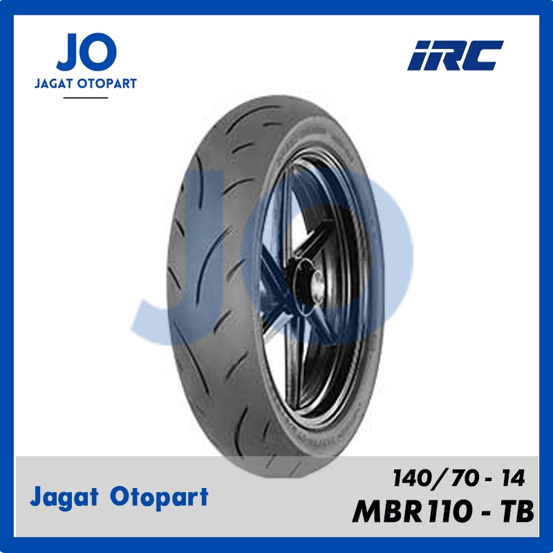 IRC MBR 110 Ukuran 140 70 14 Ban Matic Soft Compound Tubeless