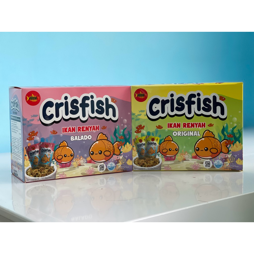 

Petekres Baby Fish Box isi 15g x 12Pcs Ikan Pepetek Snack Ikan Olahan Ikan Tinggi Protein No MSG