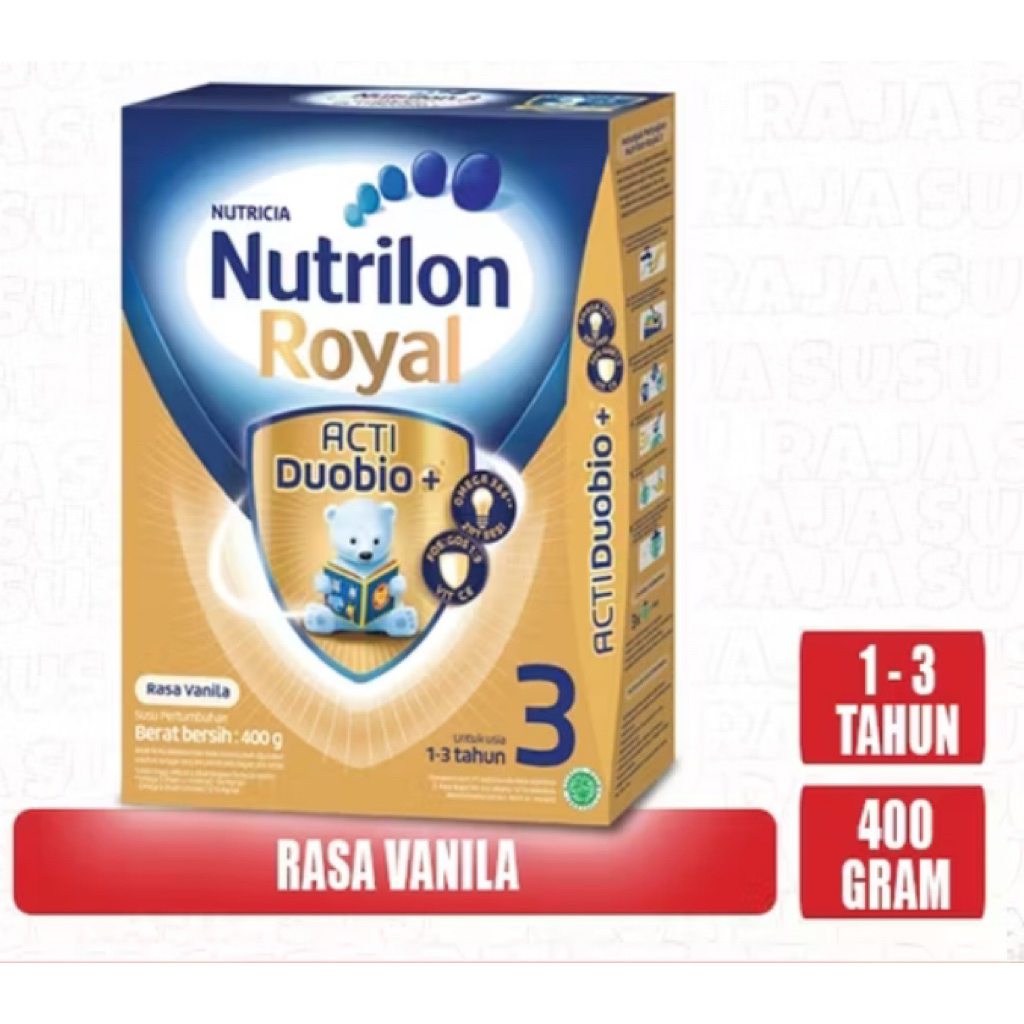 

Susu bubuk anak NUTRI LON ROYAL 3 ORI VANILA 400GR 1-3 Tahun