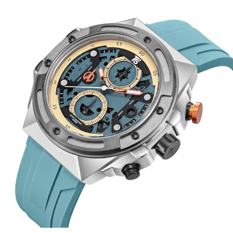 Re - JAM TANGAN PRIA T5 H 4046G CHRONO AKTIF ORIGINAL FULLSET