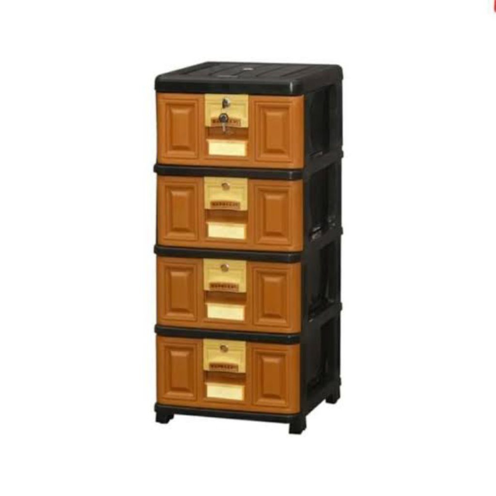 Lemari Plastik Lemari Napoli STA Susun 4 Napoli