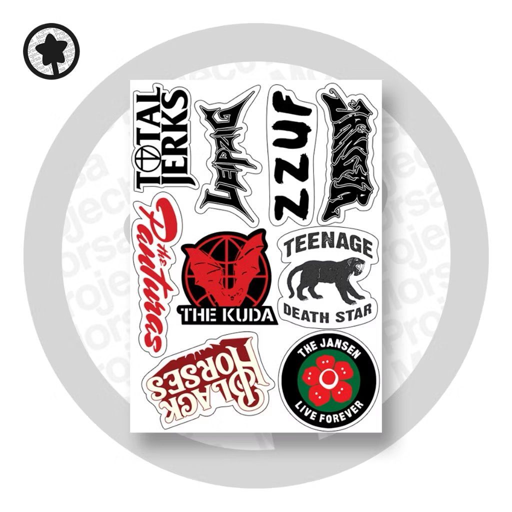 

Sticker Pack Sticker Aesthetic Anti Air untuk Personalisasi Laptop, HP, Koper dan Helm (12)