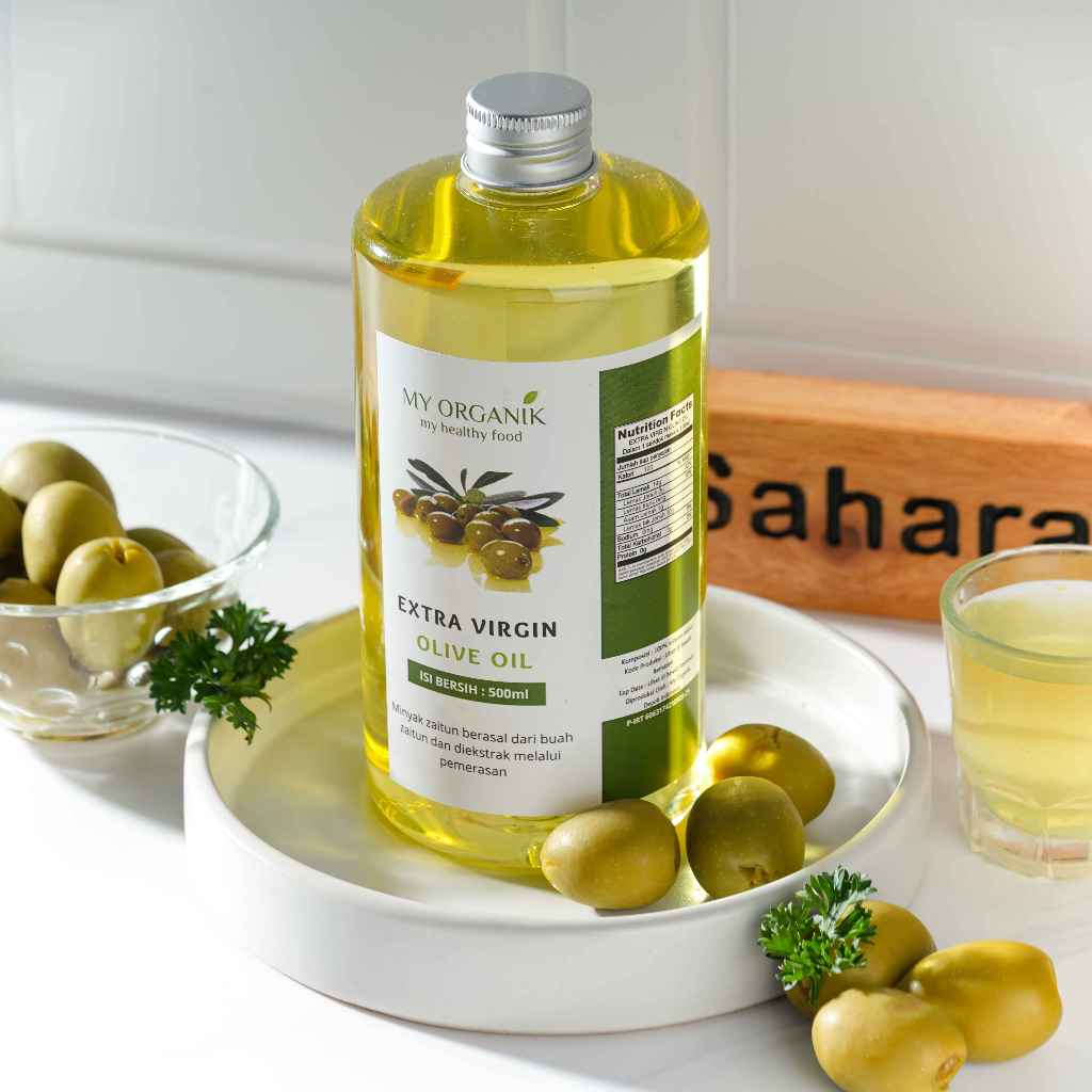 

My Organik Minyak Zaitun 500ml Diformulasikan Untuk Masak EVOO Murni