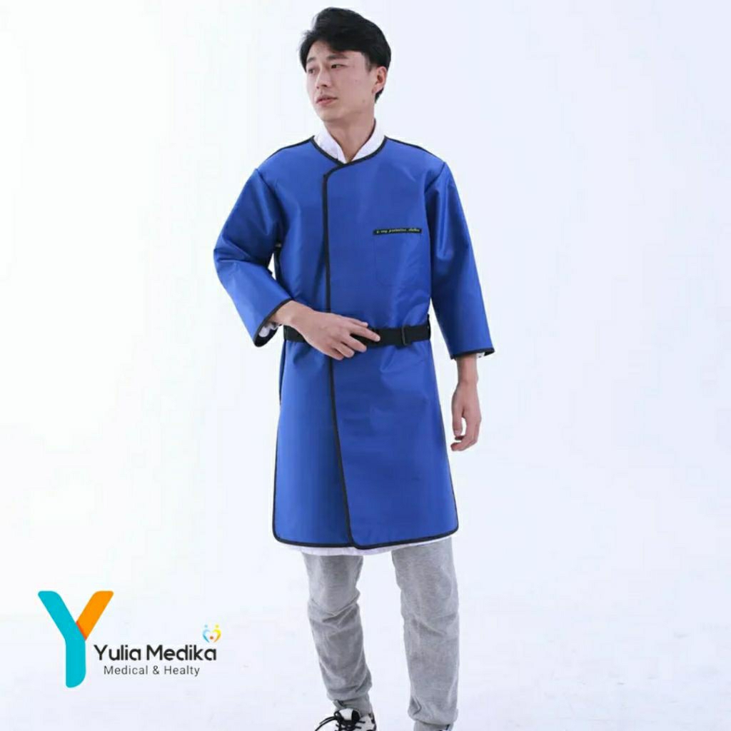 Apron Protective X-ray Lengan Panjang 0,5mmpb/Apron X-ray Double