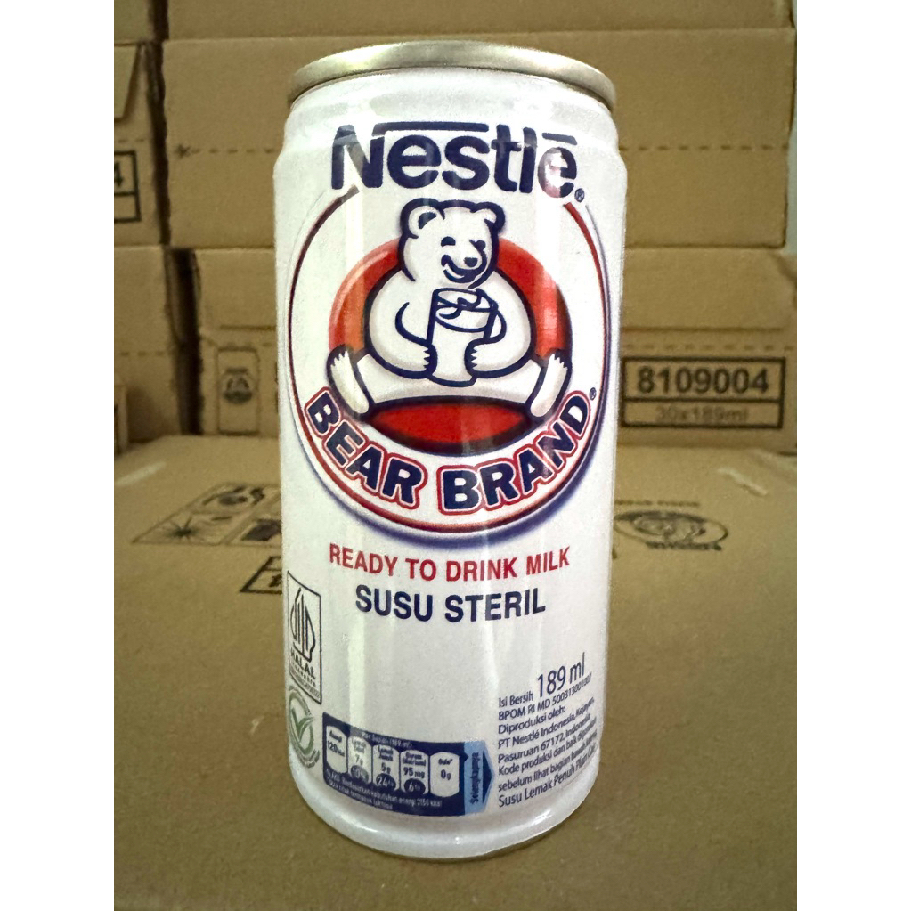 

Bear Brand 189 ml @ 30 kaleng / 1 dus