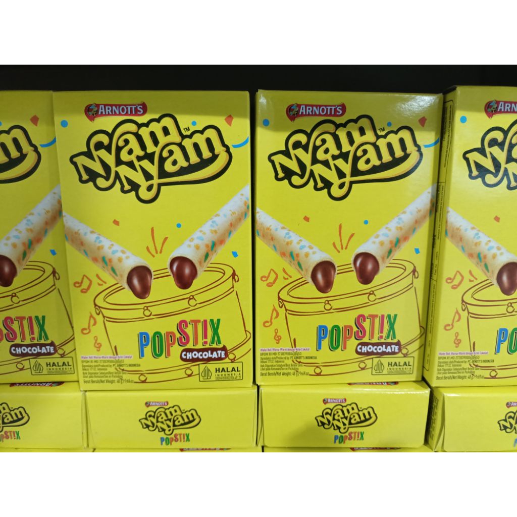 

nyam nyam popstix chocolate 48gr