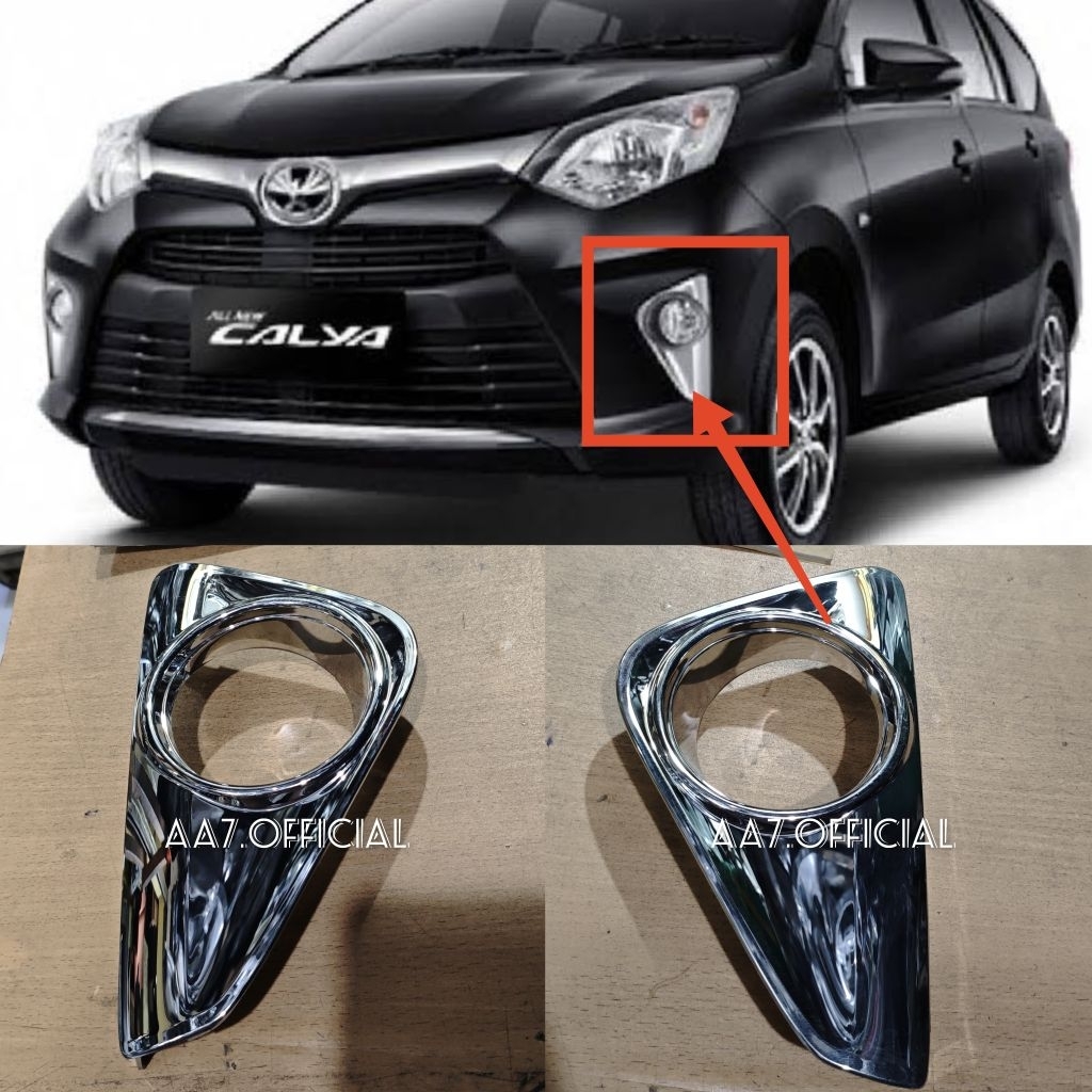 cover garnish tutup foglamp calya original 2016 2017 2018