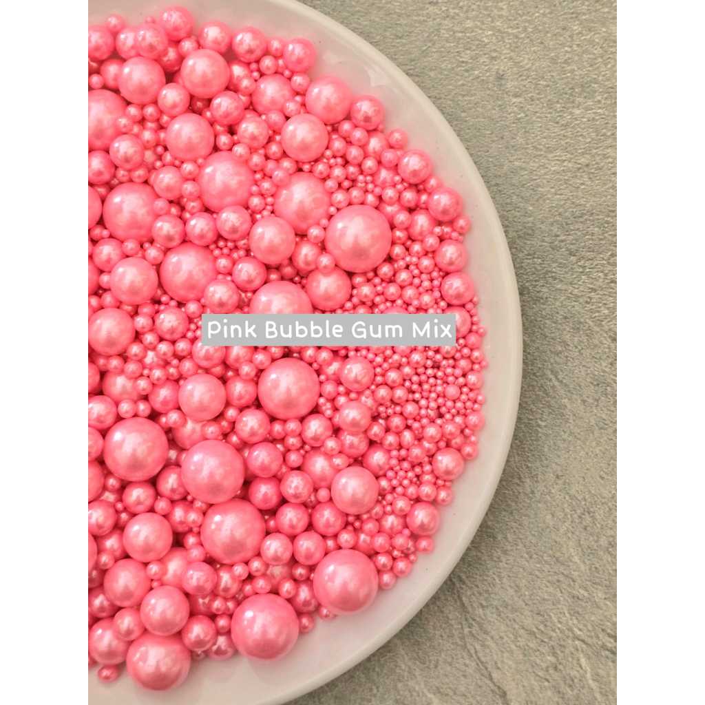 

Sprinkle Pink Bubble Gum Mix Kemasan 10gr