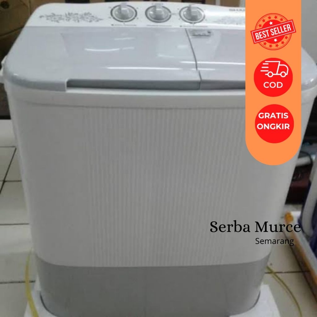 Mesin Cuci Sharp Type 80MW 8Kg/Mesin Cuci/ SHARP / Mesin Cuci Sharp / Mesin Cuci Murah/ Masin Cuci S