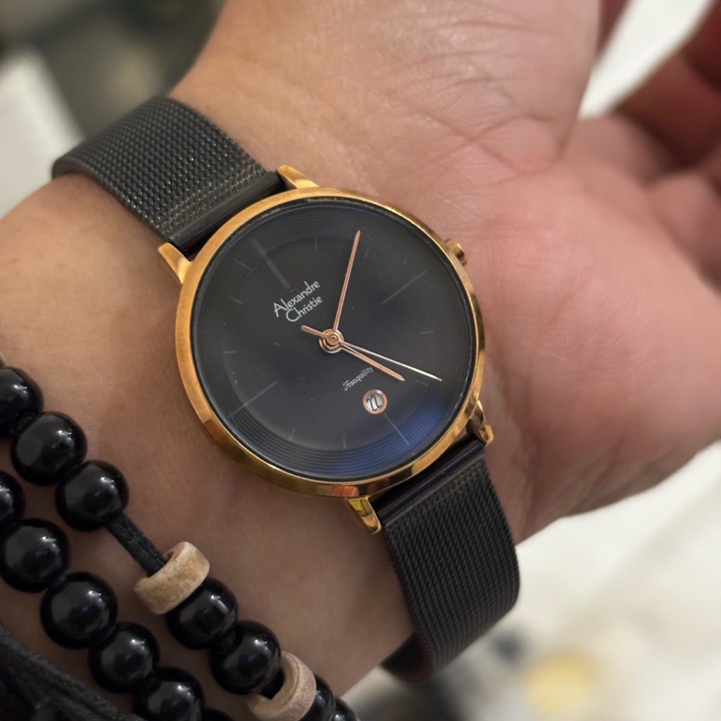 Preloved Alexandre Christie AC 8627  mesh rope / AC8627 second lengkap original